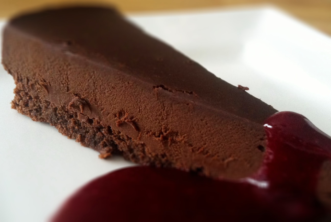 chokladtårta med tryffel chokladtårta med tryffel